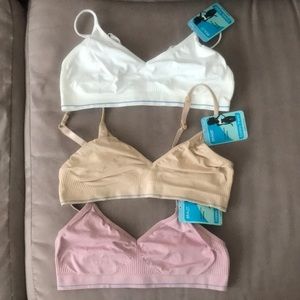 Brand new bralet (white,beige,pink)